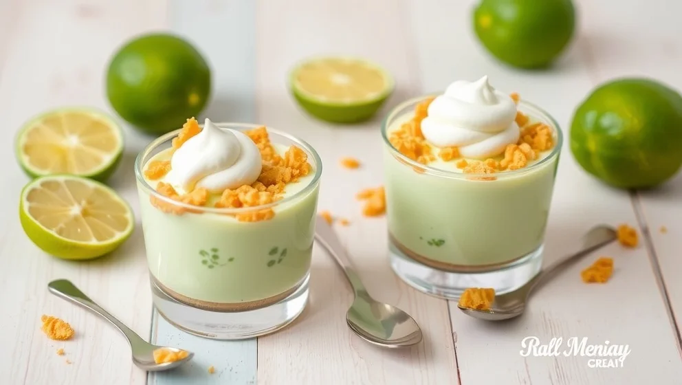 Key lime pie i glas hemma